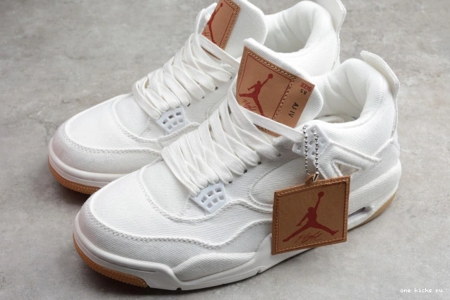 Cheap Jordan Air AO2571-100 4 x Levi's 'White' 0604